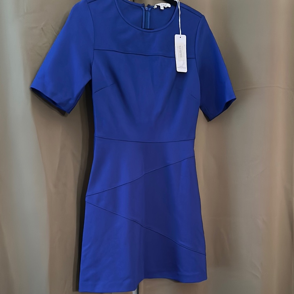 Annie Griffin Blue Short Sleeve Dress- NWT